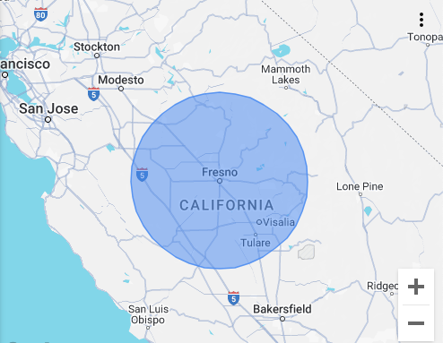 California Roofing Service Areas